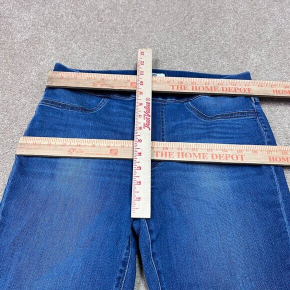 Tommy Hilfiger Jegging Blue Pull On Faux Front Pockets Women’s Size 12 - Picture 2 of 11